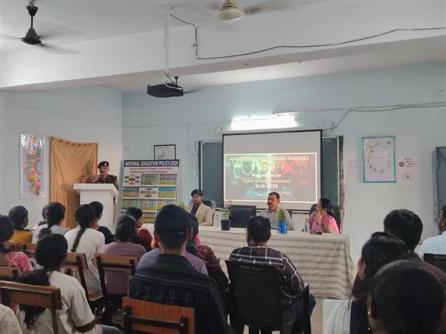 साइबर क्राइम को रोकने हेतु जागरूकता कार्यक्रम-govt college risali